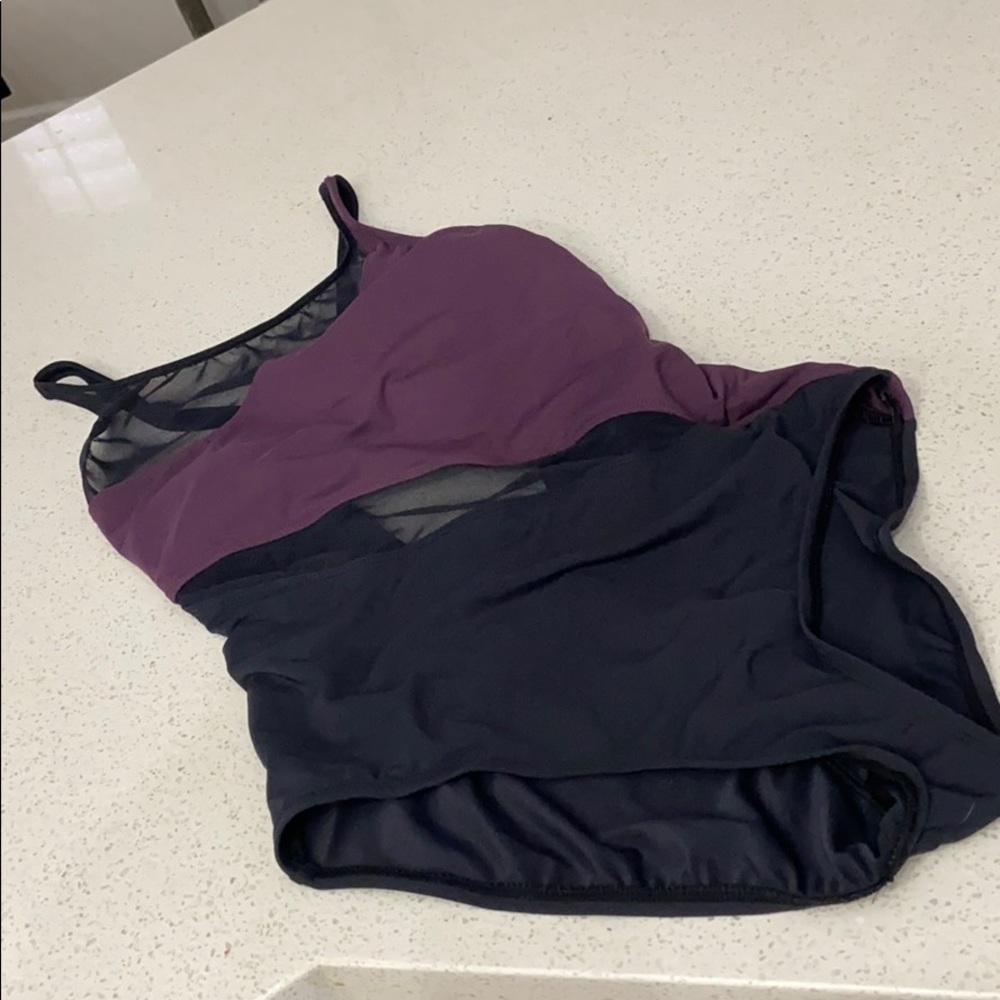 Mesh cut out one piece swimsuit